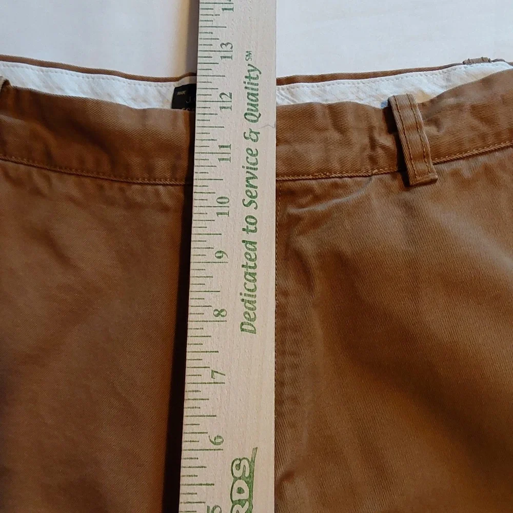 J. Crew Men's Essential Brown Shorts‎ Size 38 Chino Dock Boat Casual 9